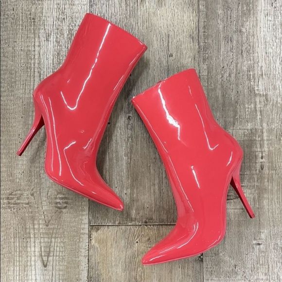 Calvin Klein Rose Quartz Heel Boots - Picture 4 of 4